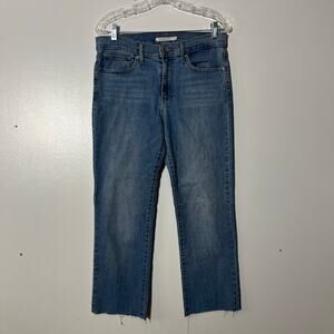 Levi’s Slimming Straight Light Washed Blue Casual Denim Jeans Women’s Size 30